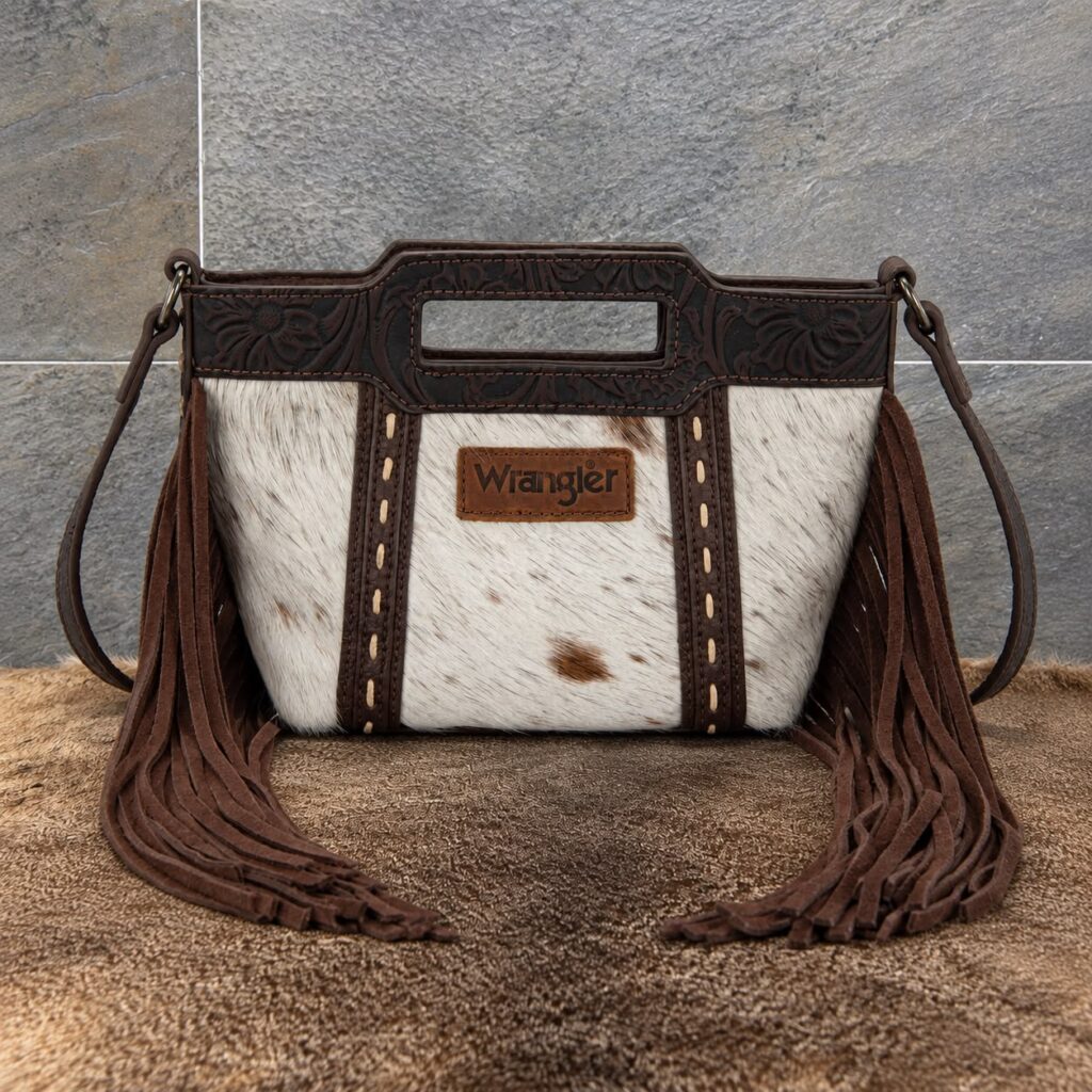 Bolso Wrangler Western Piel con Flecos