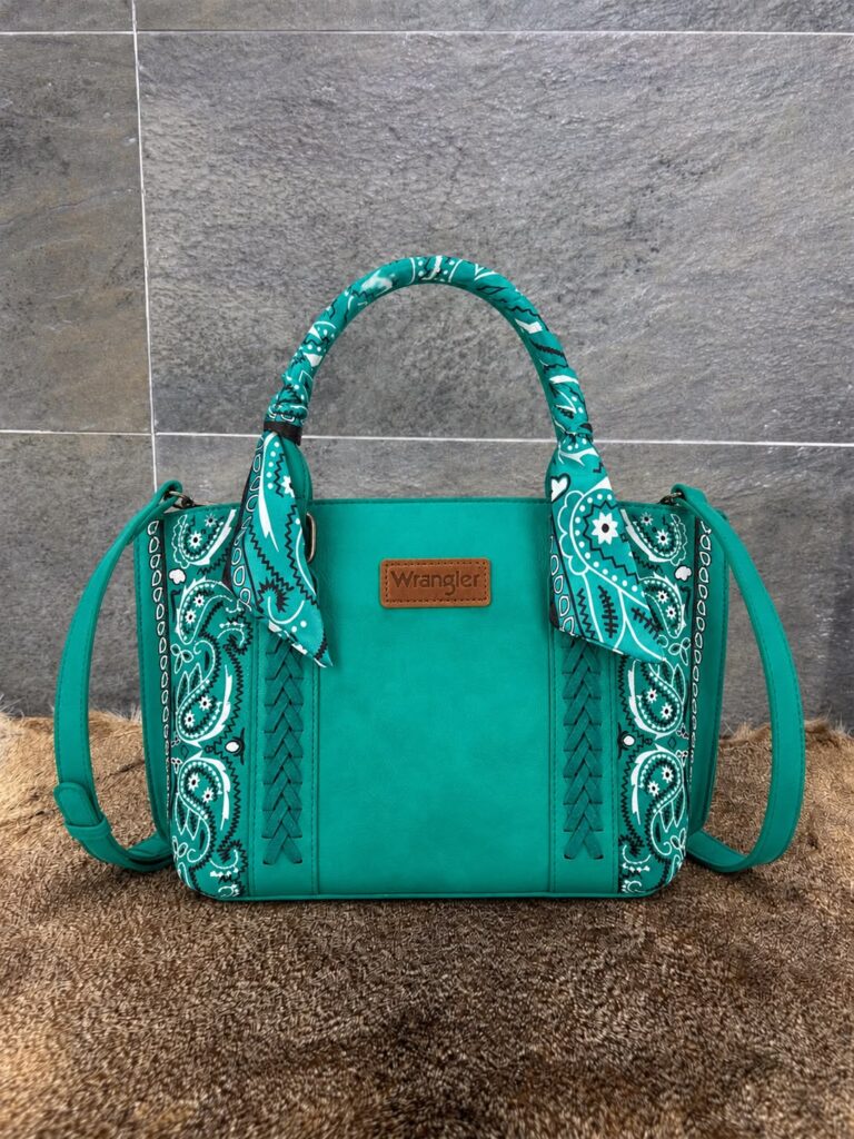 Bolso Wrangler Turquesa Bandana