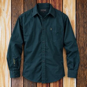 Camisa Stetson Caballero Verde Petróleo Clásica