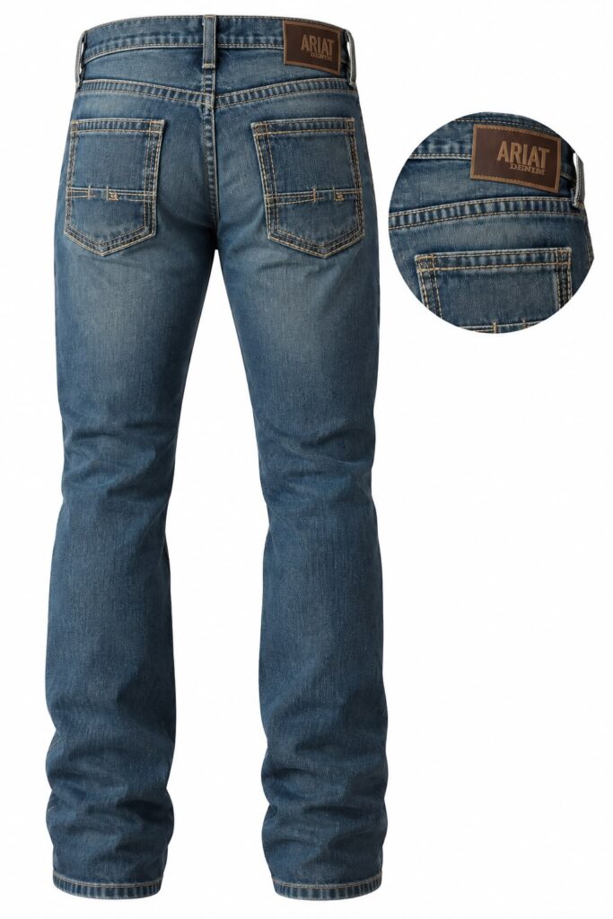 Pantalón Ariat Denim Caballero Azul Medio